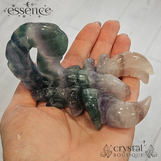 Fluorite Scorpion (Hand Carved)
