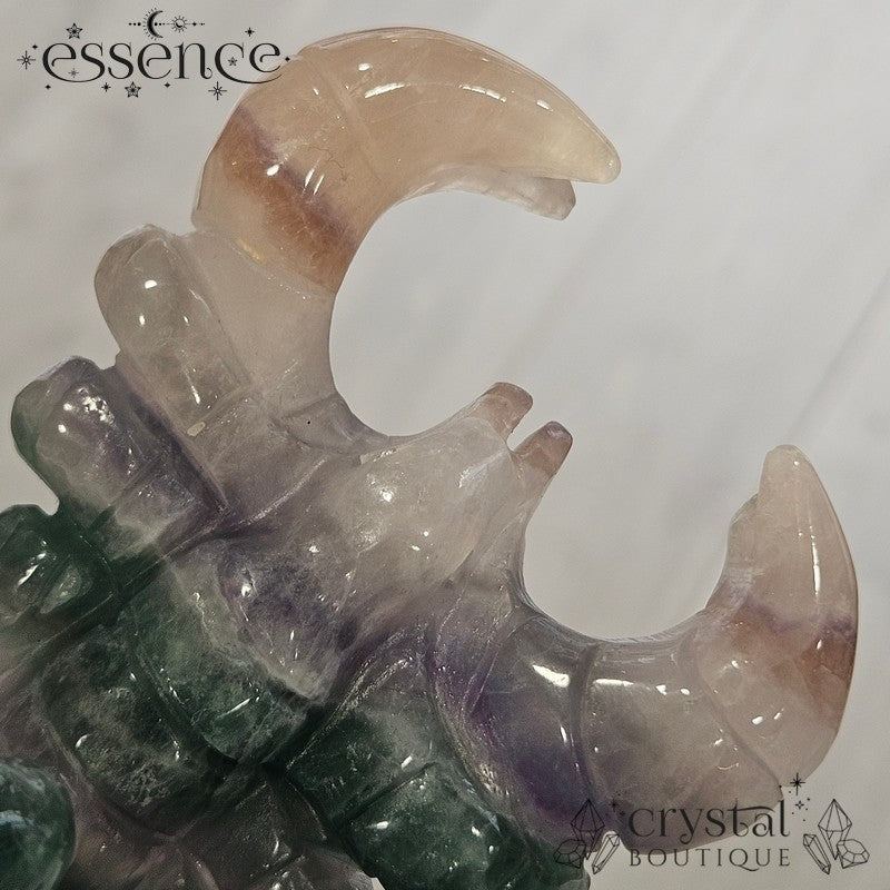 Fluorite Scorpion (Hand Carved)