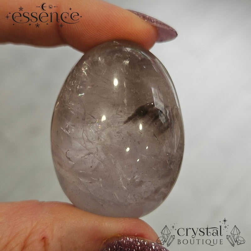 Smoky Quartz with Amethyst Egg