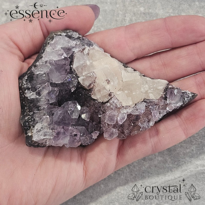 Amethyst & Calcite Cluster