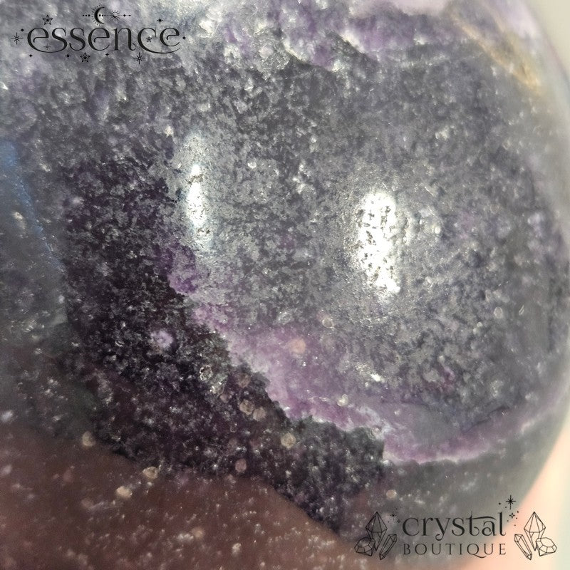 Lepidolite Skull