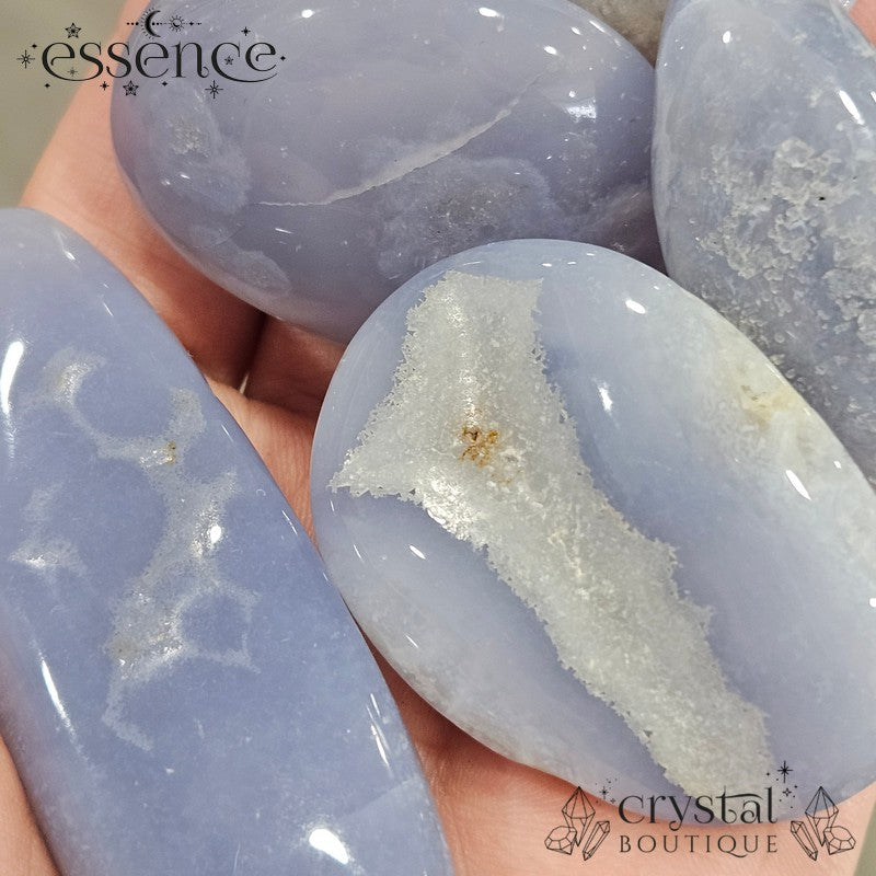 Blue Lace Agate Tumble Stone
