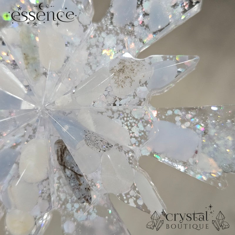 Crystal Resin Snowflake Decoration