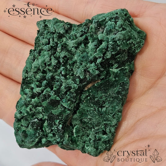 Raw Velvet Malachite – Fibrous Crystal Formation