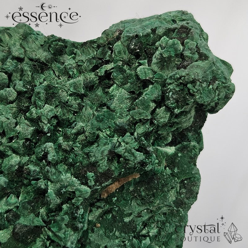 Raw Velvet Malachite β Fibrous Crystal Formation