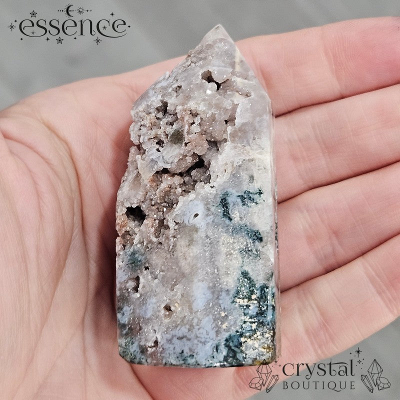 Pink Amethyst Tower – Earthy Sparkle & Soothing Strength 99g