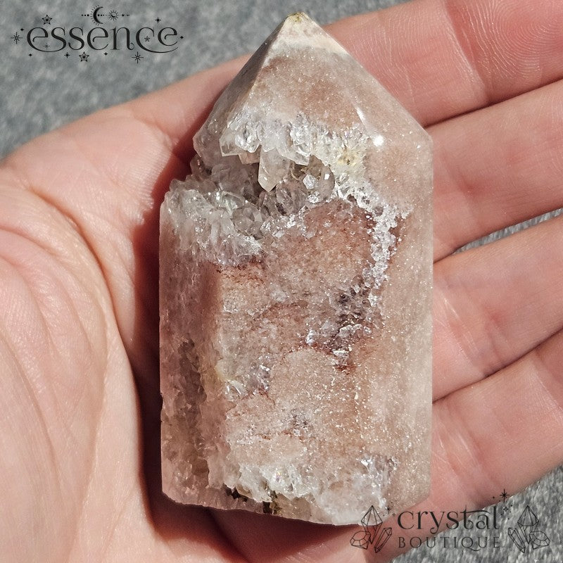 Pink Amethyst Tower - Gentle strength & Calm