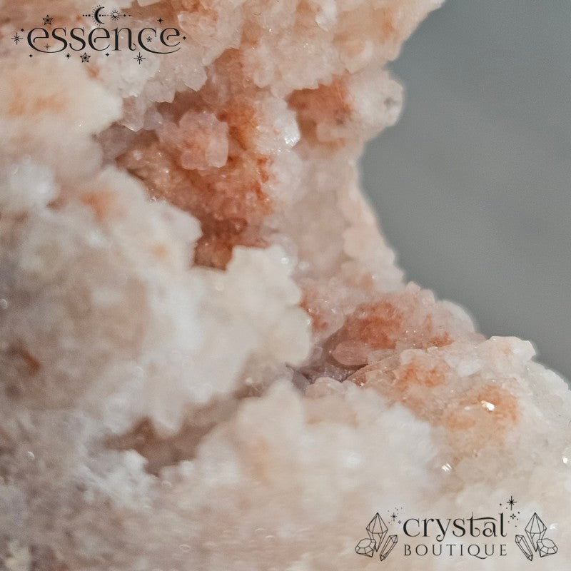 Pink Amethyst Tower – Soft Blush & Raw Sparkle (88g)