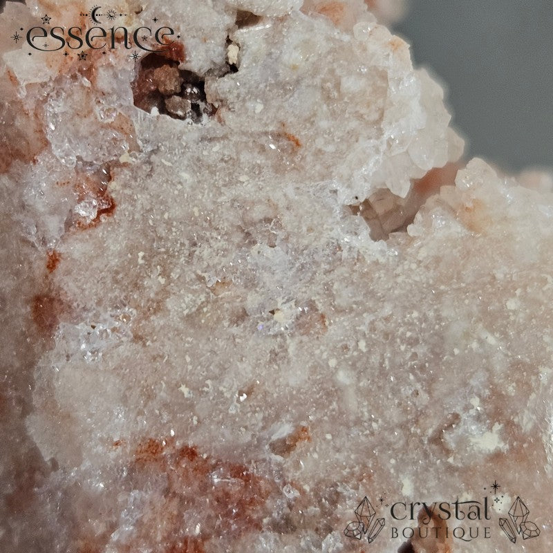 Pink Amethyst Tower – Soft Blush & Raw Sparkle (88g)