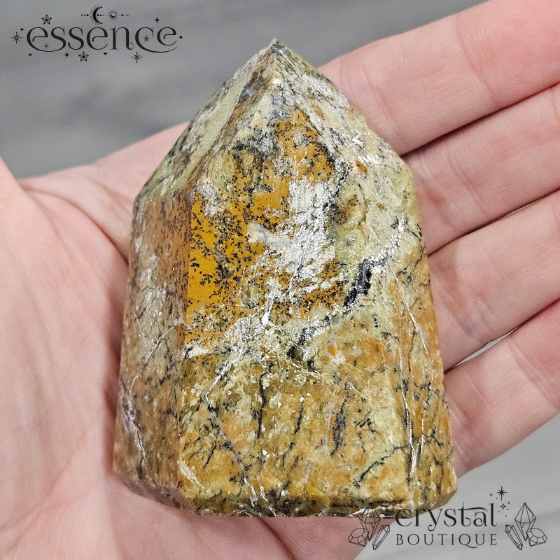 Limone Dendrite Jasper Tower