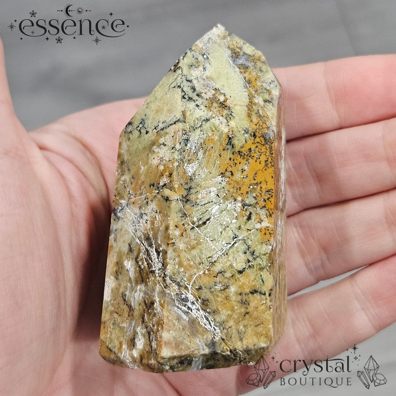 Limone Dendrite Jasper Tower