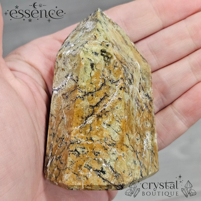 Limone Dendrite Jasper Tower