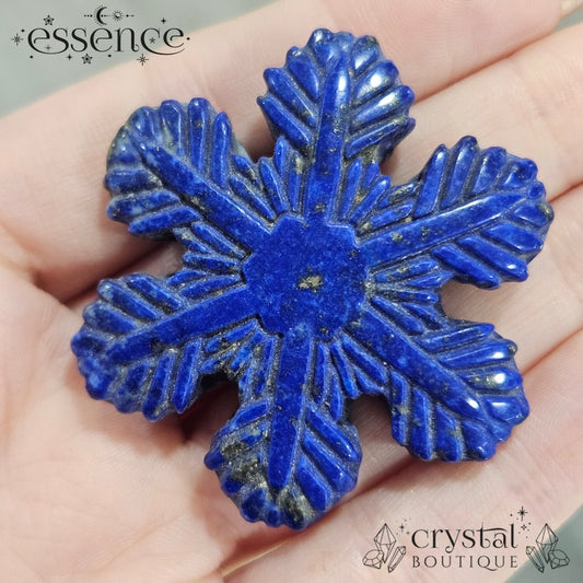Lapis Lazuli Snowflakes