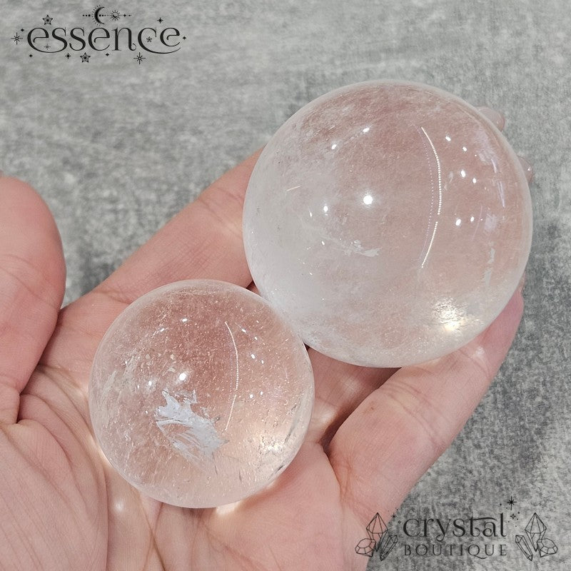Clear Quartz Spheres