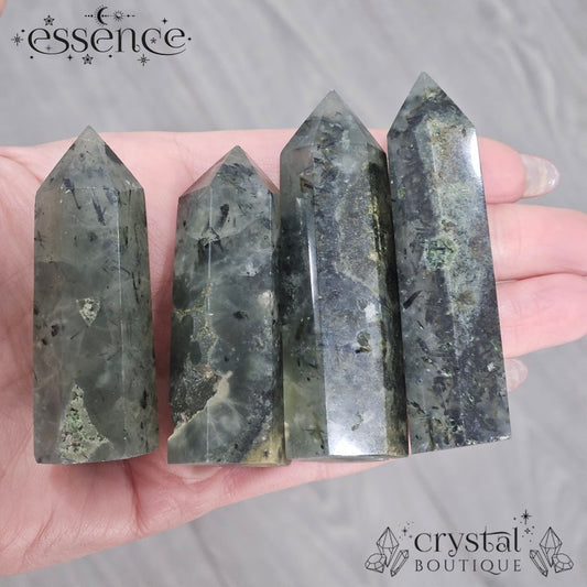 Prehnite With Epidote Towers