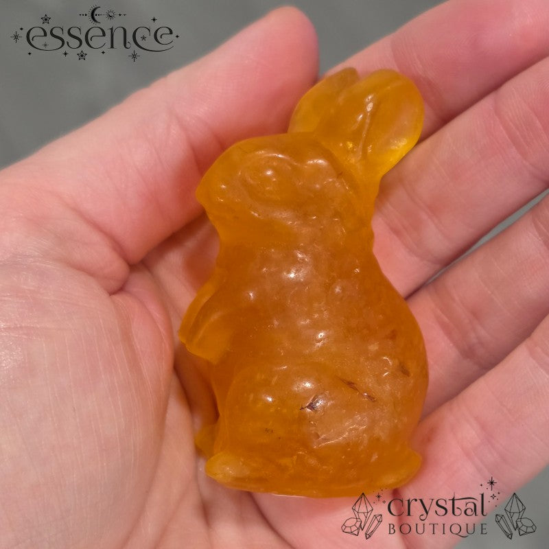 Fluorite Rabbit Carvings
