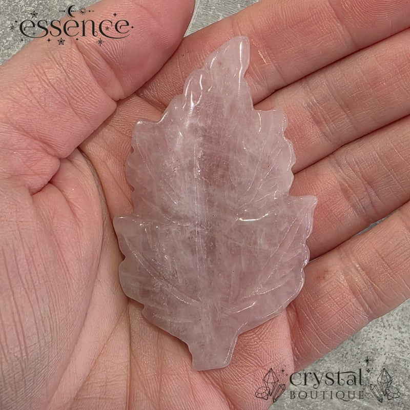 Rose Quartz Leaves