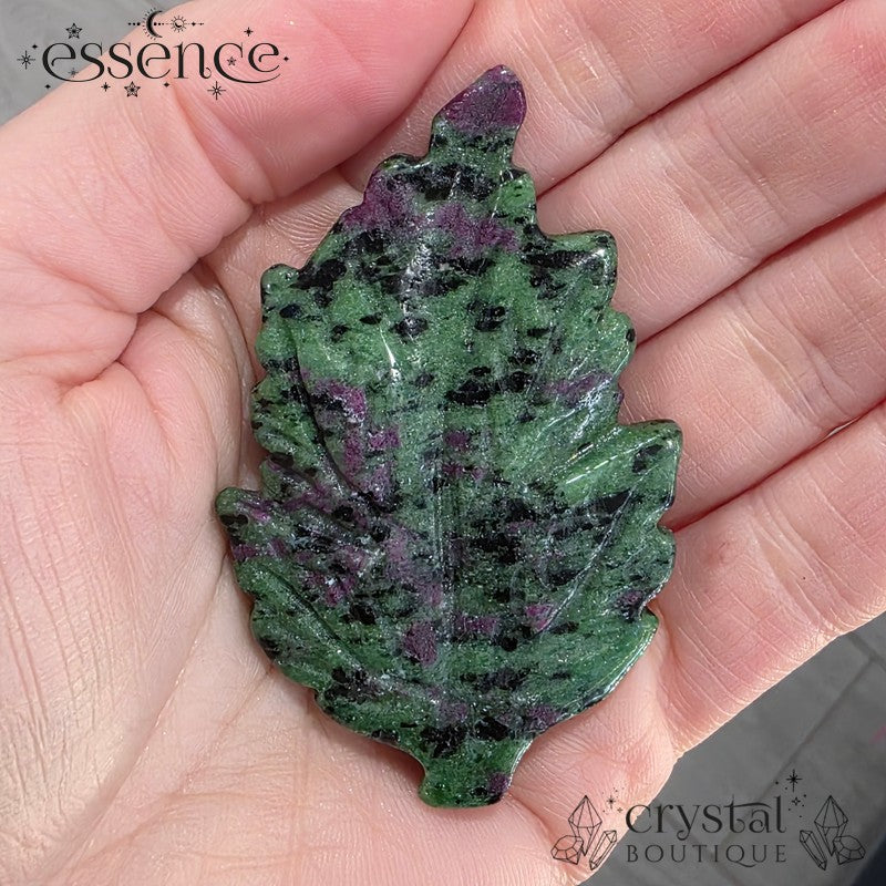 Ruby Zoisite Leaves