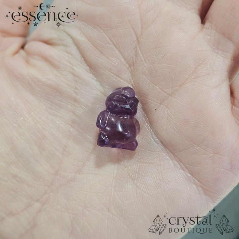 Mini Fluorite Oogie Carving