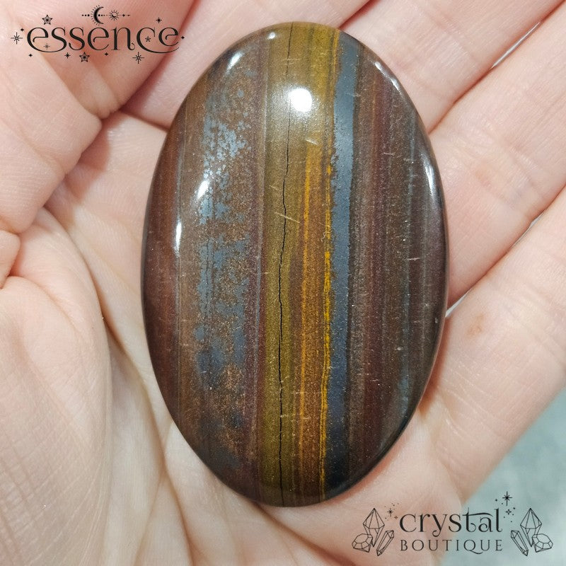 Muggle Stone (Iron Tigers Eye) Palm Stone