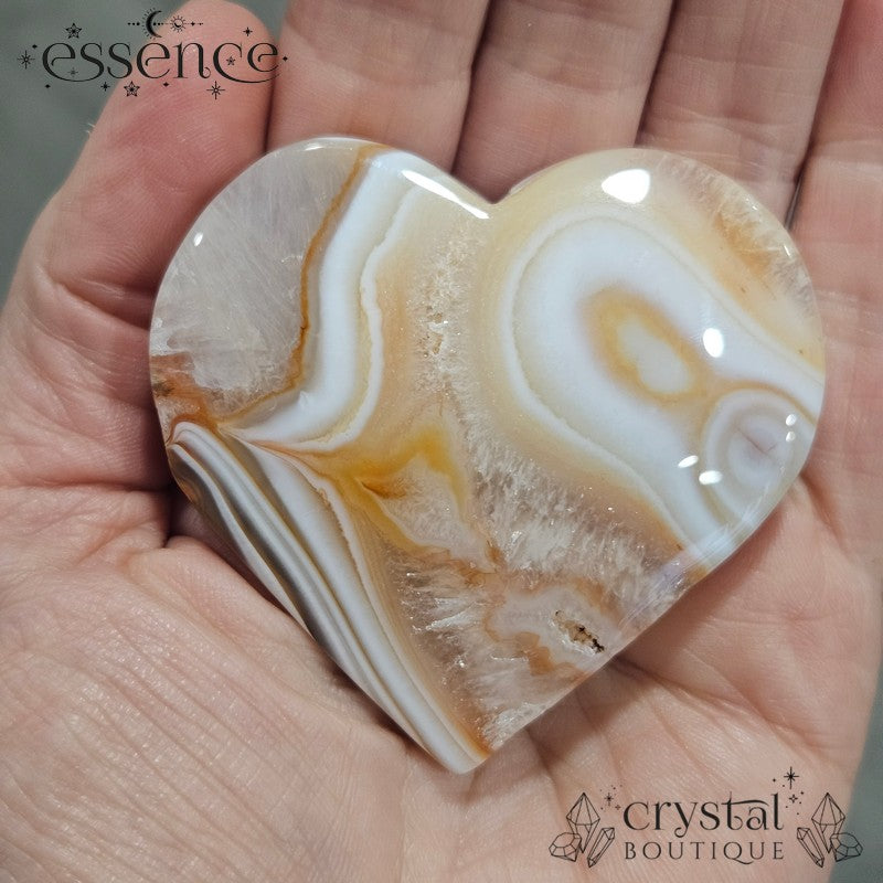 Carnlian Agate Hearts
