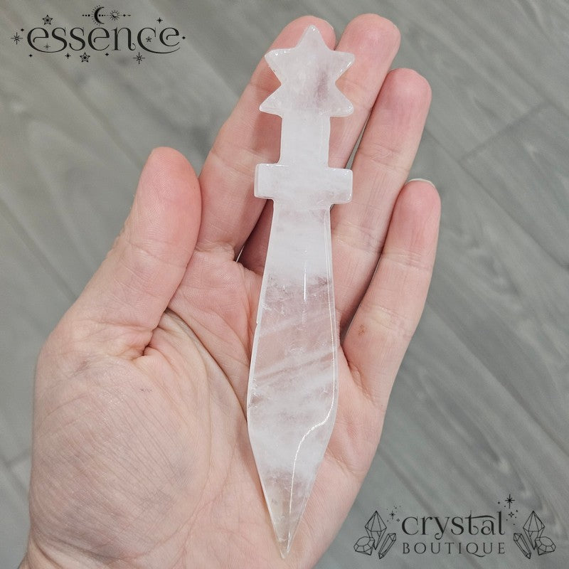 Clear Quartz Star Daggers
