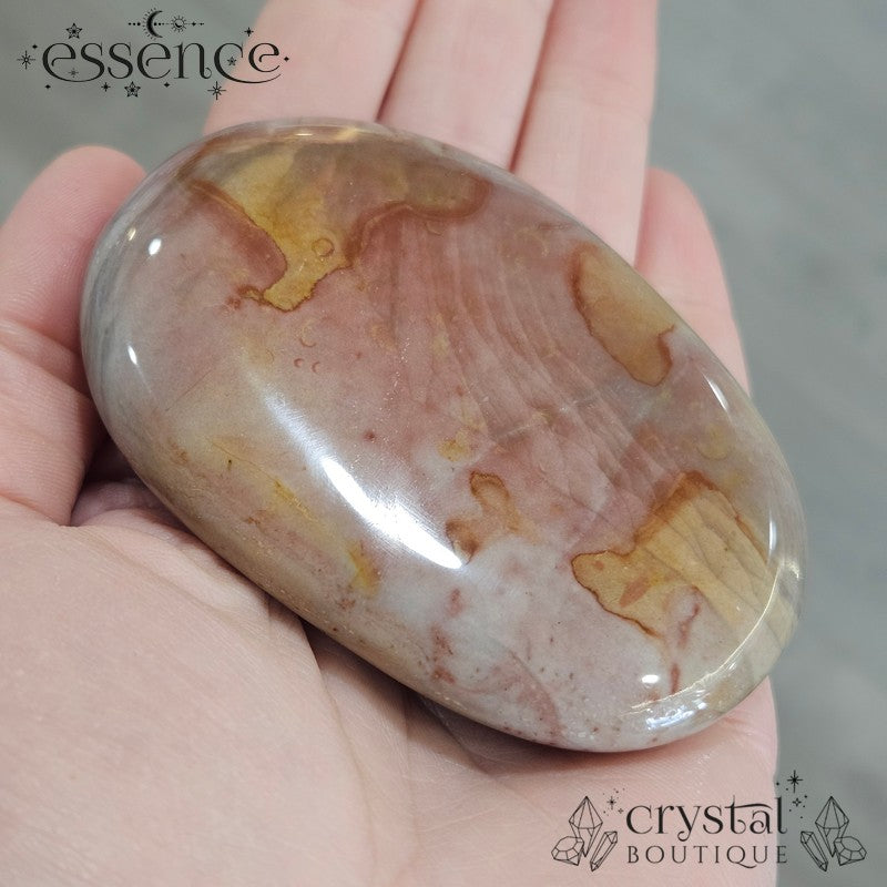 Polychrome Jasper Palm Stones