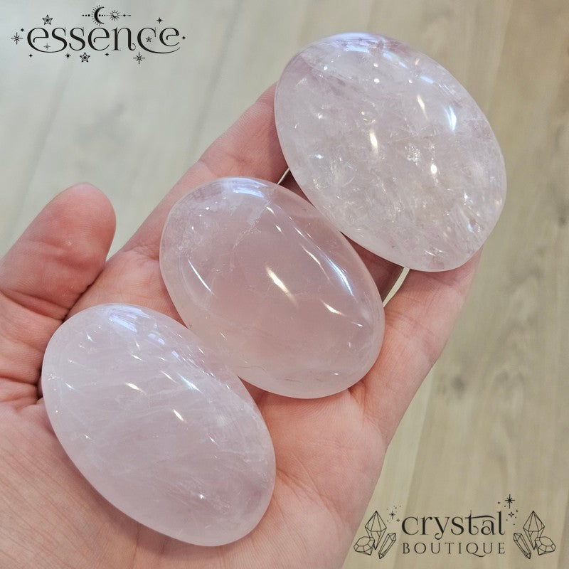 Rose Quartz Palm Stones