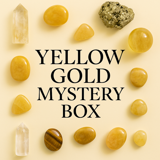 Yellow Gold Manifestation & Alignment Box  Joy • Confidence • Abundance