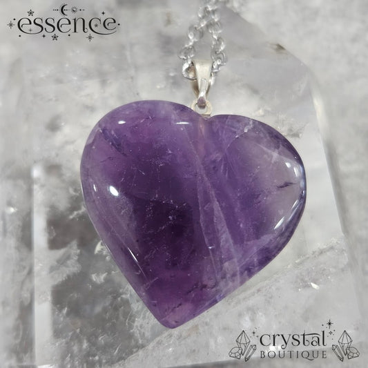 Amethyst Heart Pendant