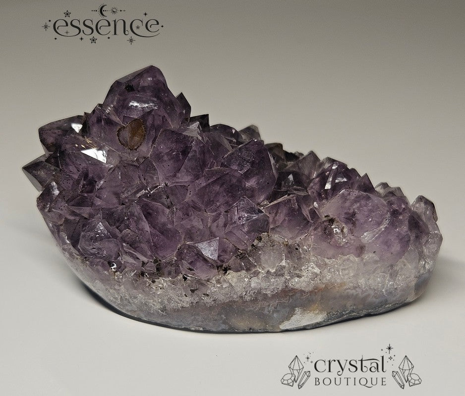 Amethyst Cluster with Hematite Inclusions