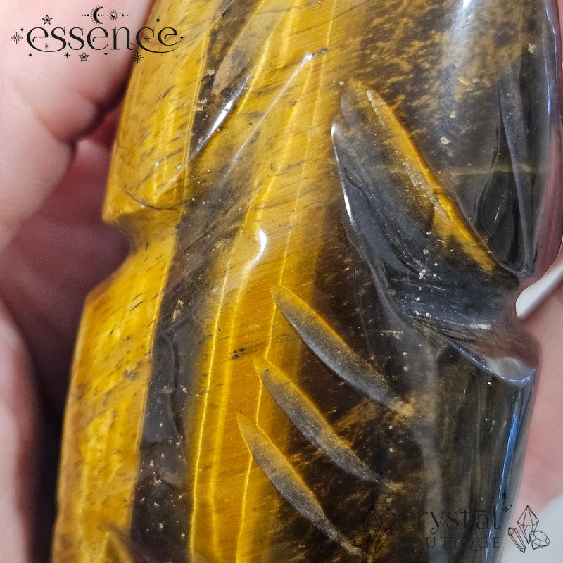 š» Tigerās Eye Bear ā Hand-Carved in Brazil 229g