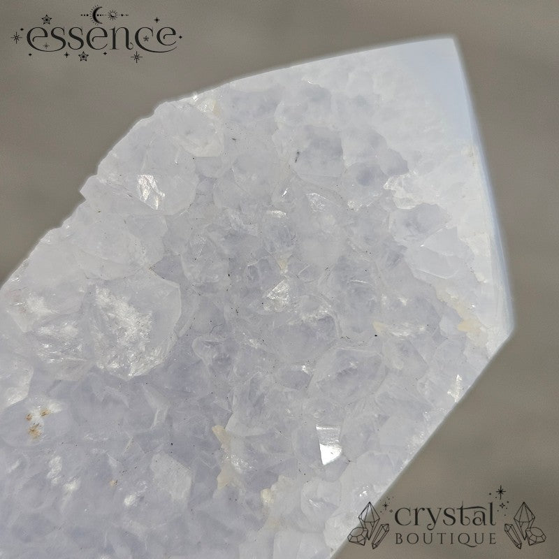 Blue Lace Agate Tower - Crystal Surf