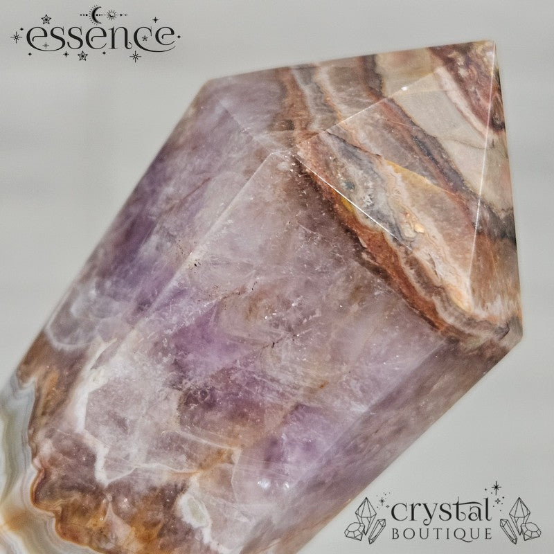 Amethyst & Crazy Lace Agate Wand 108g