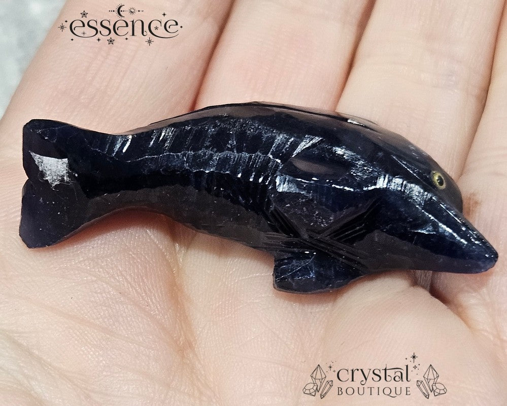 Sodalite Dolphin β A Wave of Calm & Intuition