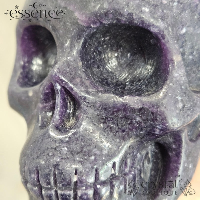 Lepidolite Skull