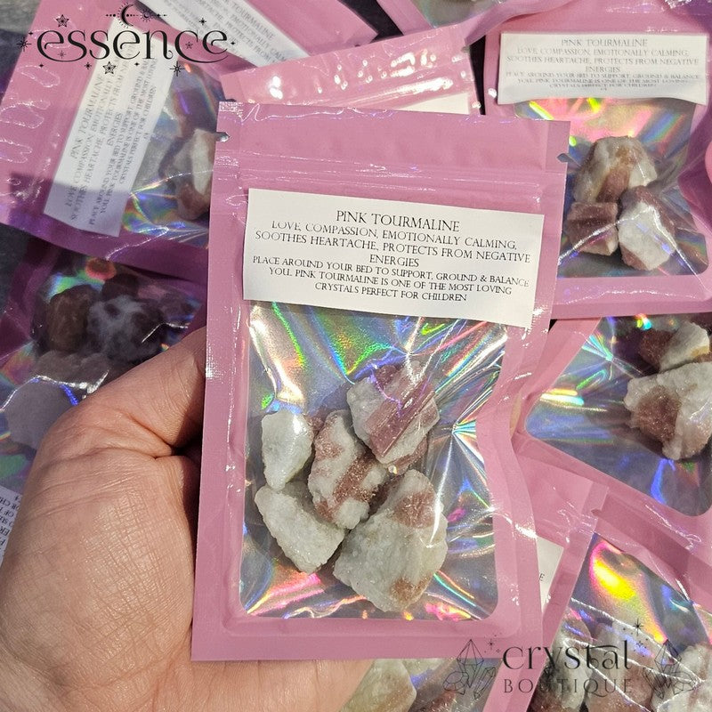 Raw Pink Tormaline pieces