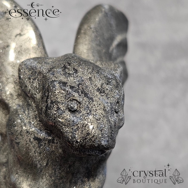 Pyrite Gargoyle β The Guardian of Strength & Protection