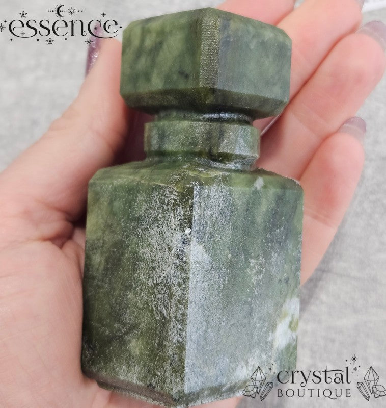 Serpentine Poison Bottle Carving