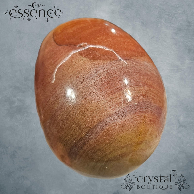 Ocean Jasper Skull With Brain (Ember Bloom)