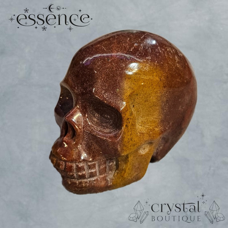 Ocean Jasper Skull (Cocoa Embre)