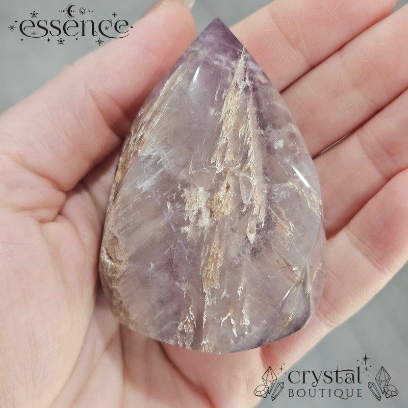 Lodolite in Amethyst Flames