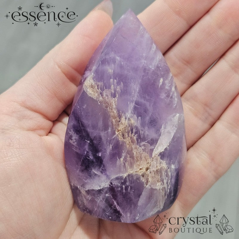 Lodolite in Amethyst Flames