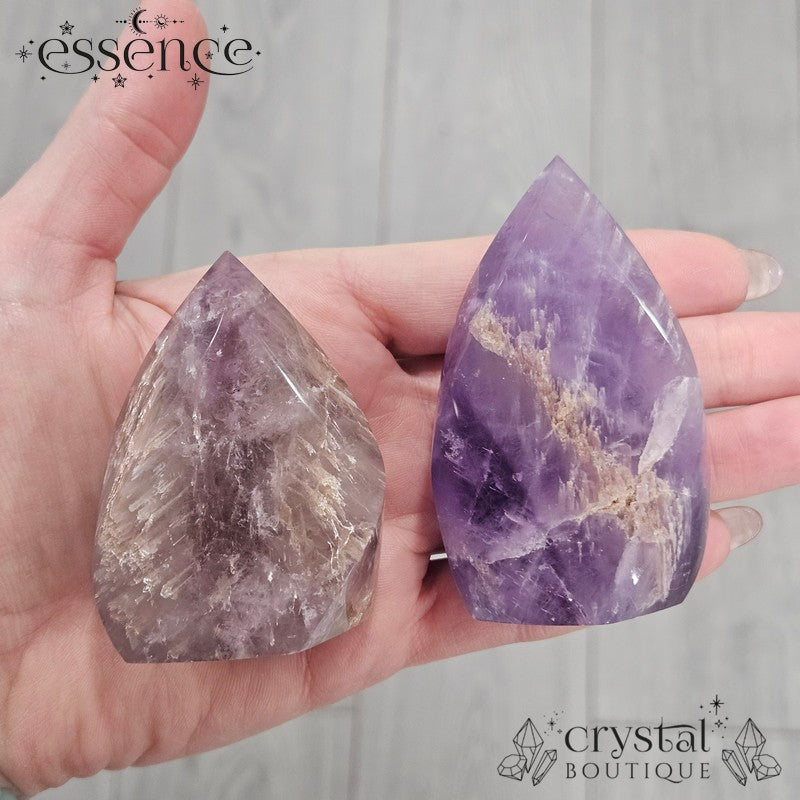 Lodolite in Amethyst Flames