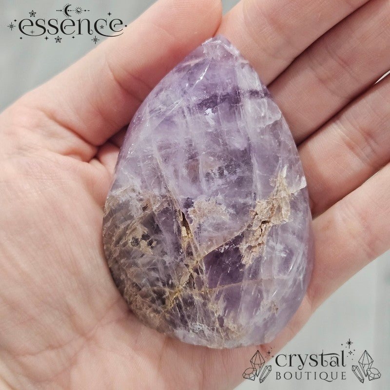 Lodolite in Amethyst Flames