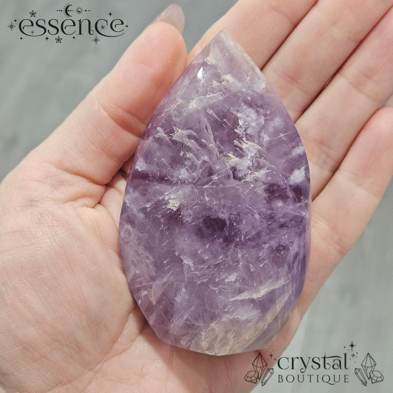 Lodolite in Amethyst Flames