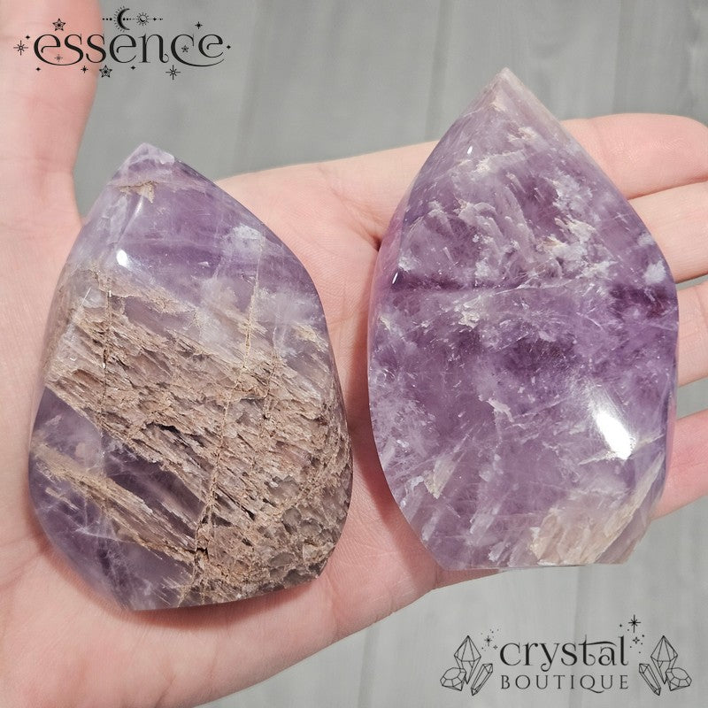 Lodolite in Amethyst Flames