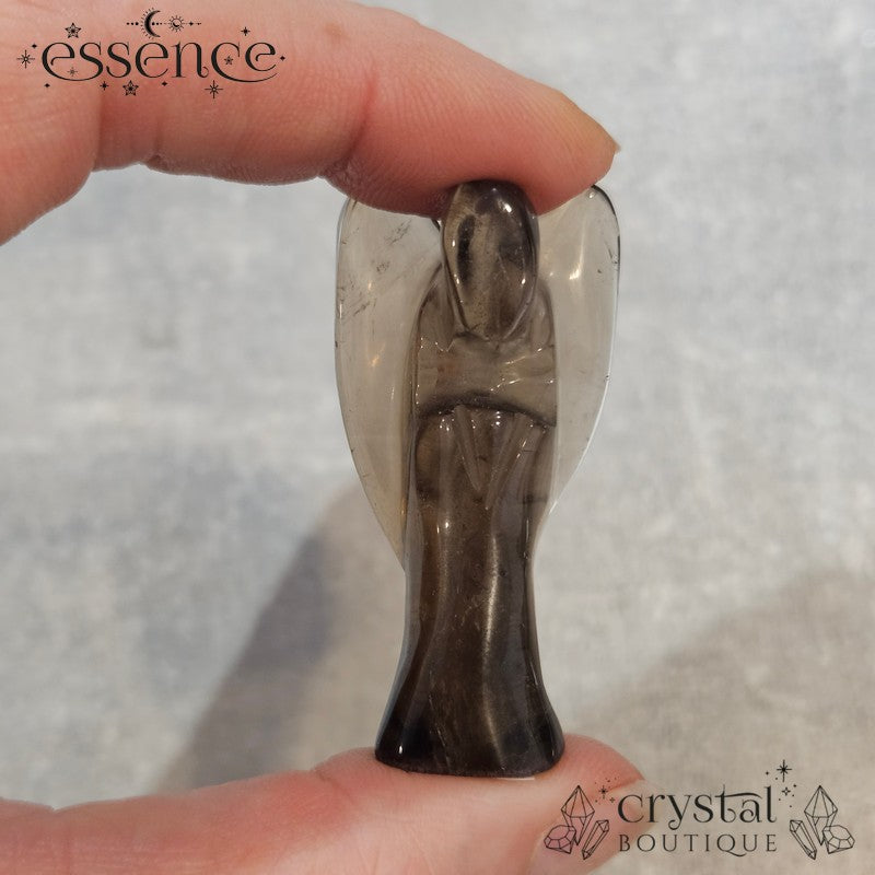 Brazilian Citrine & Smoky Quartz Crystal Angels