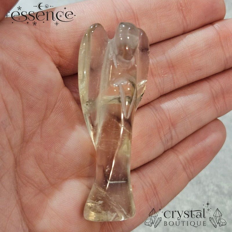 Brazilian Citrine & Smoky Quartz Crystal Angels