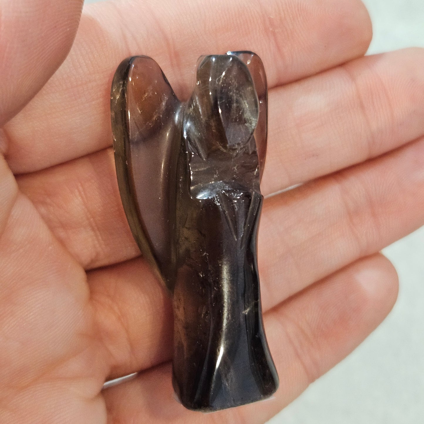 Brazilian Citrine & Smoky Quartz Crystal Angels